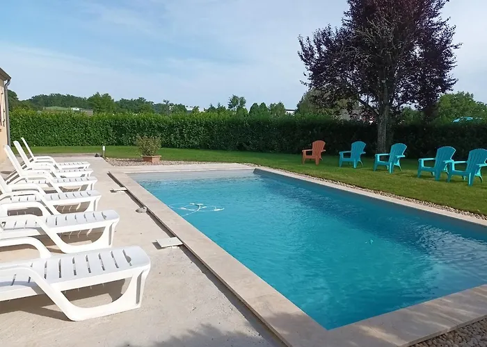 Avec Piscine Σπίτι διακοπών Payrignac